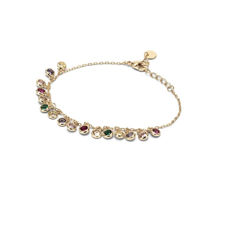 Cavigliera Valentina Oro Multicolor