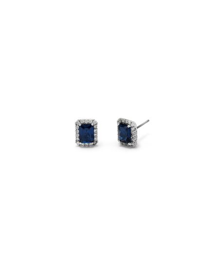 Orecchini Anita Argento Blu