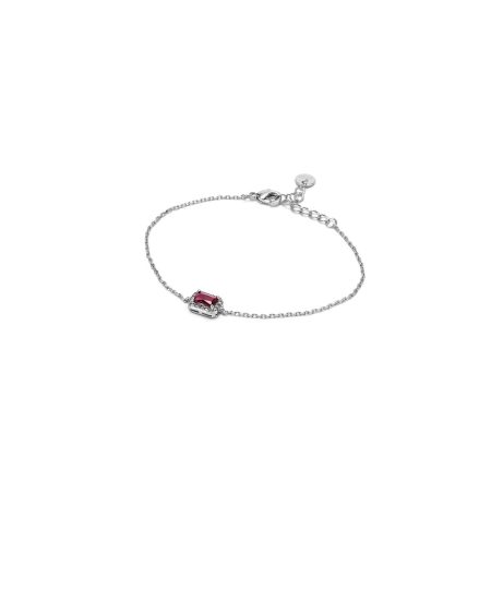 Bracciale Anastasia Argento Rosso