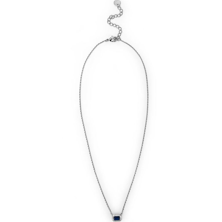 Collana Anastasia Argento Blu