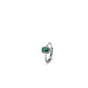 Anello Anastasia Argento Verde