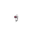 Anello Anastasia Argento Rosso