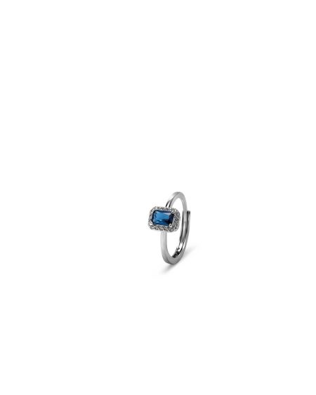 Anello Anastasia Argento Blu