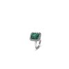 Anello Anita Argento Verde