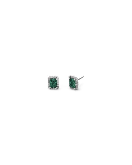 Orecchini Anita Argento Verde