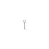 Charm "Lettera I" Argento Con Zirconi